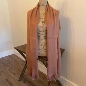 Oversized Mauve Pink Scarf Very Soft